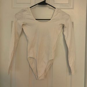 White American Apparel bodysuit